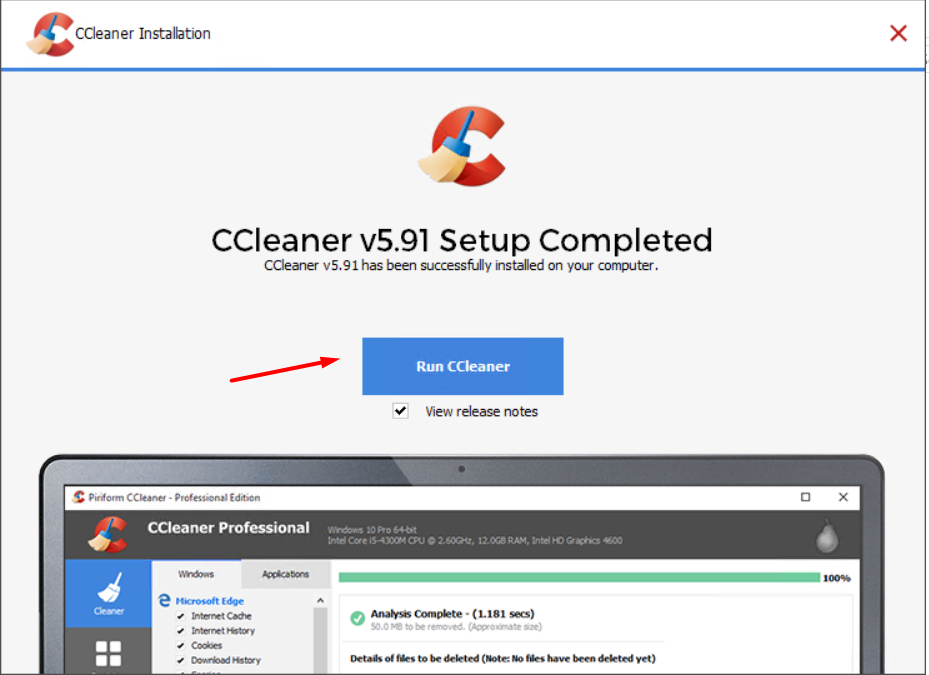 Figure 3 of Instructions on how to use CCleaner to clean your computer effectively