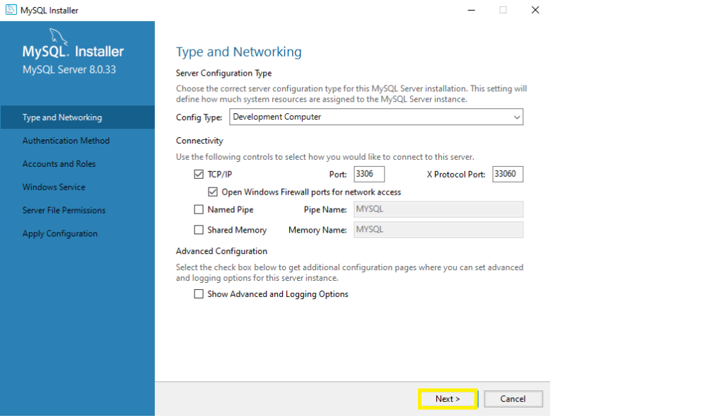 How to install MySQL on Windows Servers 2022 - GreenCloud Documentation