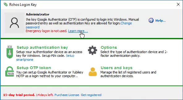 Image showing how to enroll the Google Authenticator app for Remote Desktop MFA logins