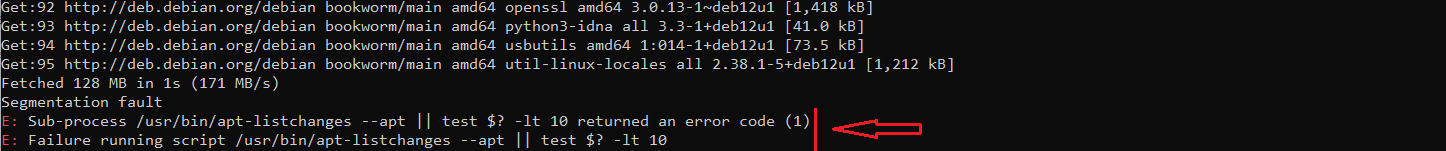 How to fix update failed on Linux - GreenCloud Documentation