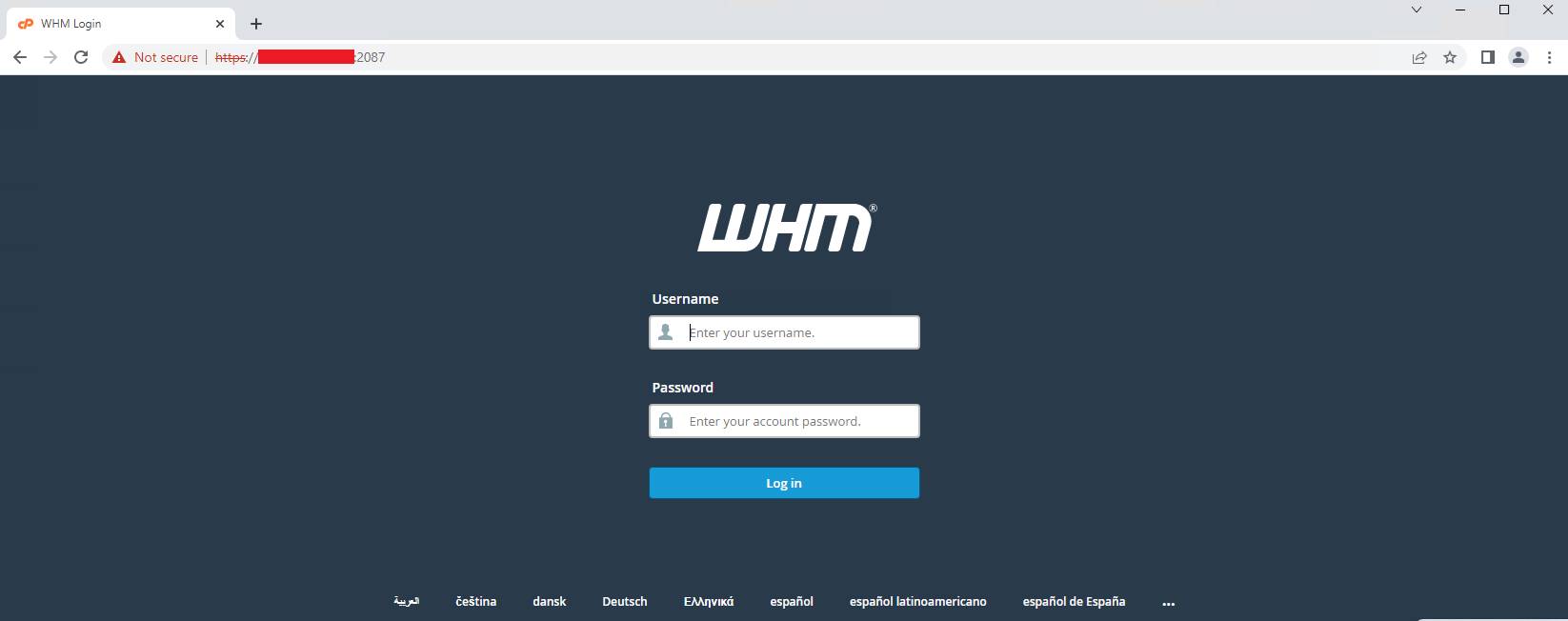 How to Install cPanel/WHM on AlmaLinux 9 - GreenCloud Documentation