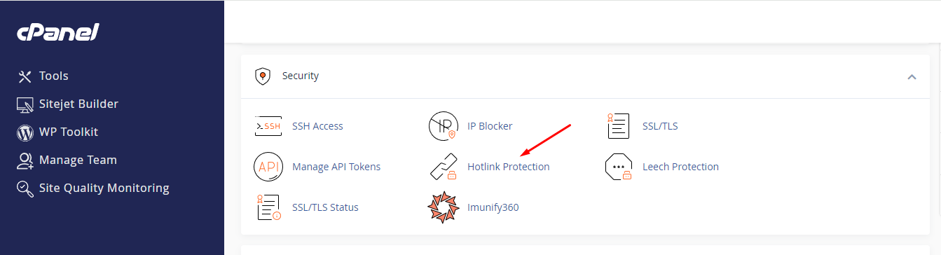 How to Enable Leech Protection in cPanel