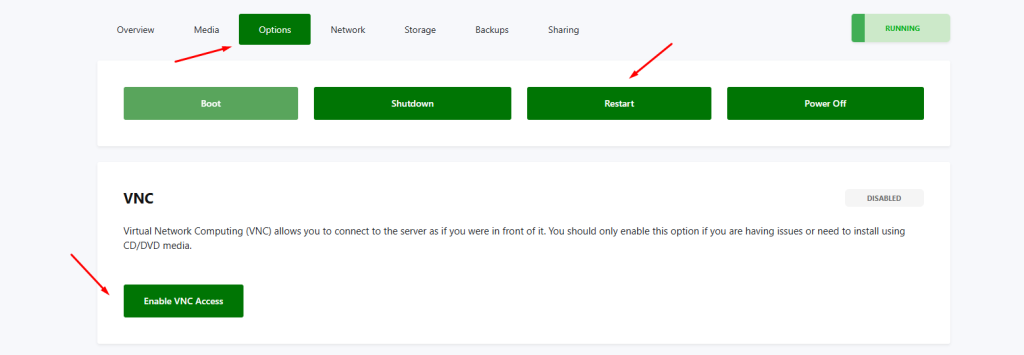 How to use the Rescue Mode in Virtfusion - GreenCloud Documentation