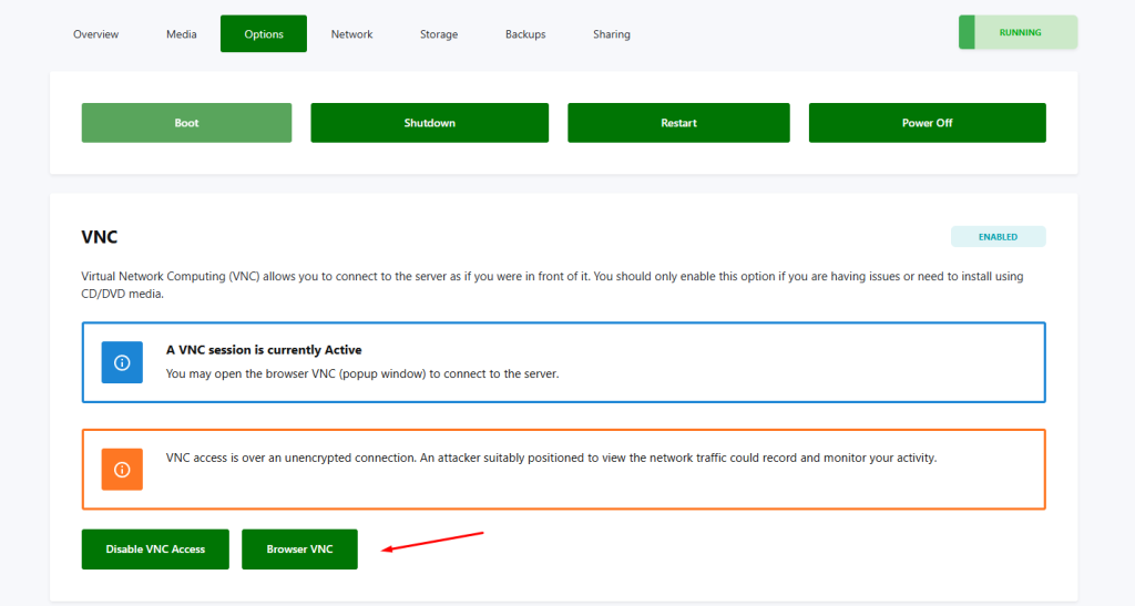 How to use the Rescue Mode in Virtfusion - GreenCloud Documentation